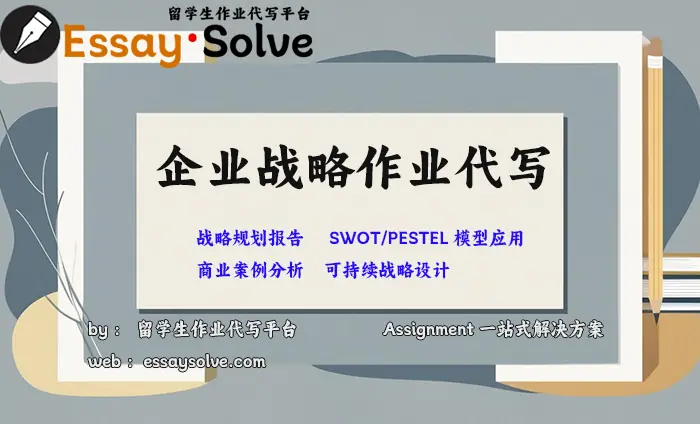 企业战略作业代写，商科Business essay代做